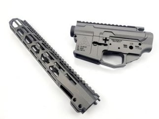 PMT-15 Billet AR15 Receiver Set & Handguard - Tungsten